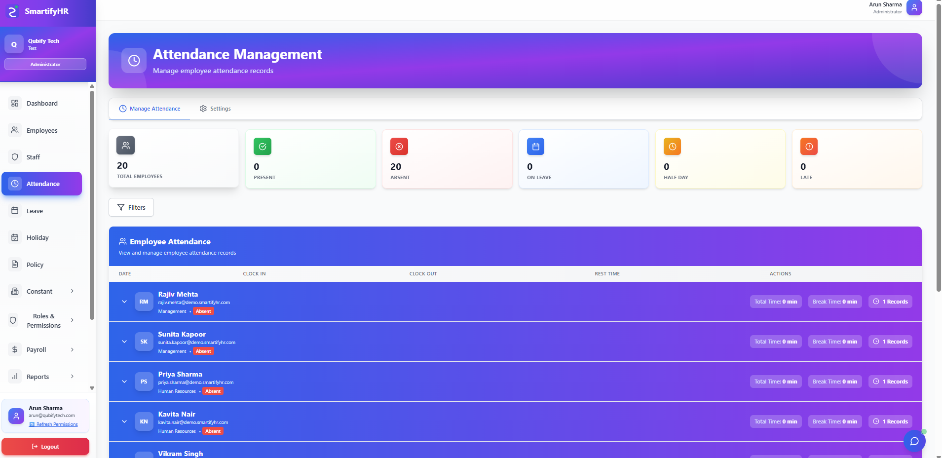 Attendance Management
