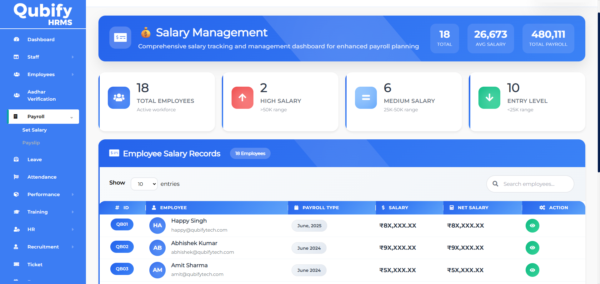 Payroll Processing